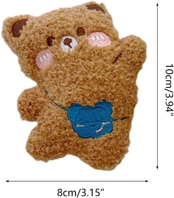 10pcs Bear Garment Pouch Neckwear Embellishments Lapel Pins Fashion forward & Useful Brooch for Fashion Forward Shopper
