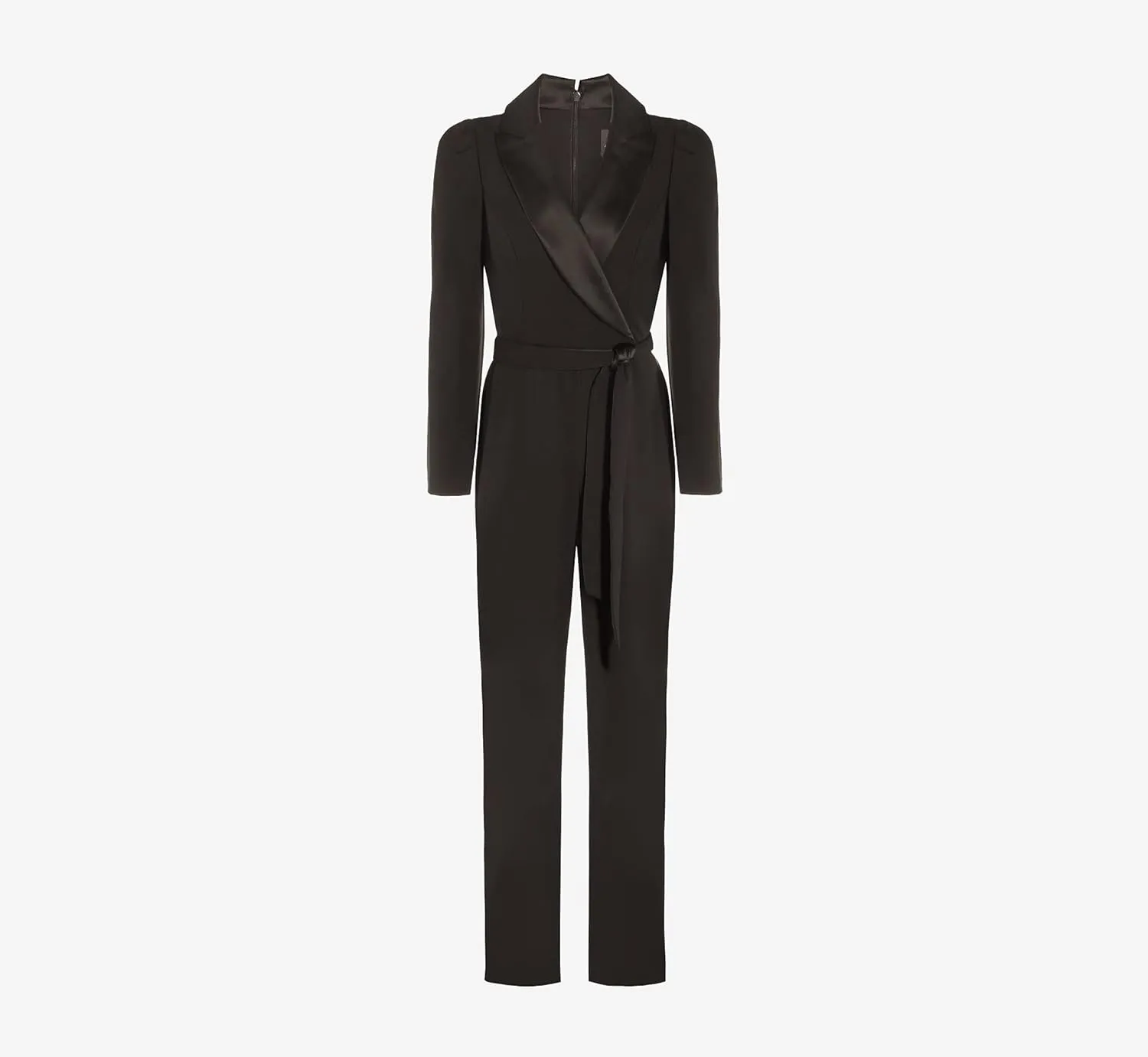 Adrianna Papell womens Knit Crepe Tuxedo Jumpsuit
