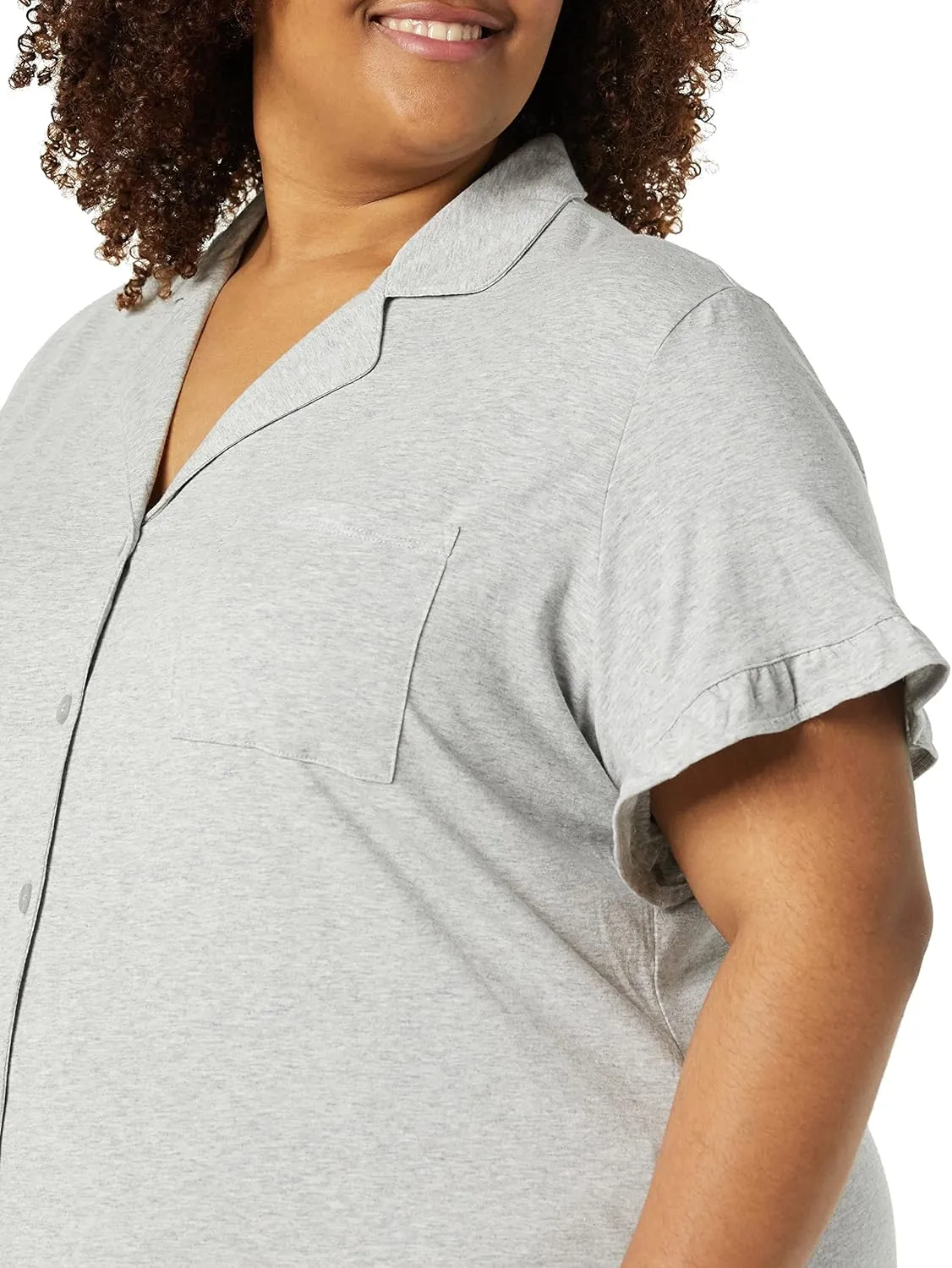 Amazon Essentials Women's Cotton Modal Short Pajama Set - Discontinued Colors
