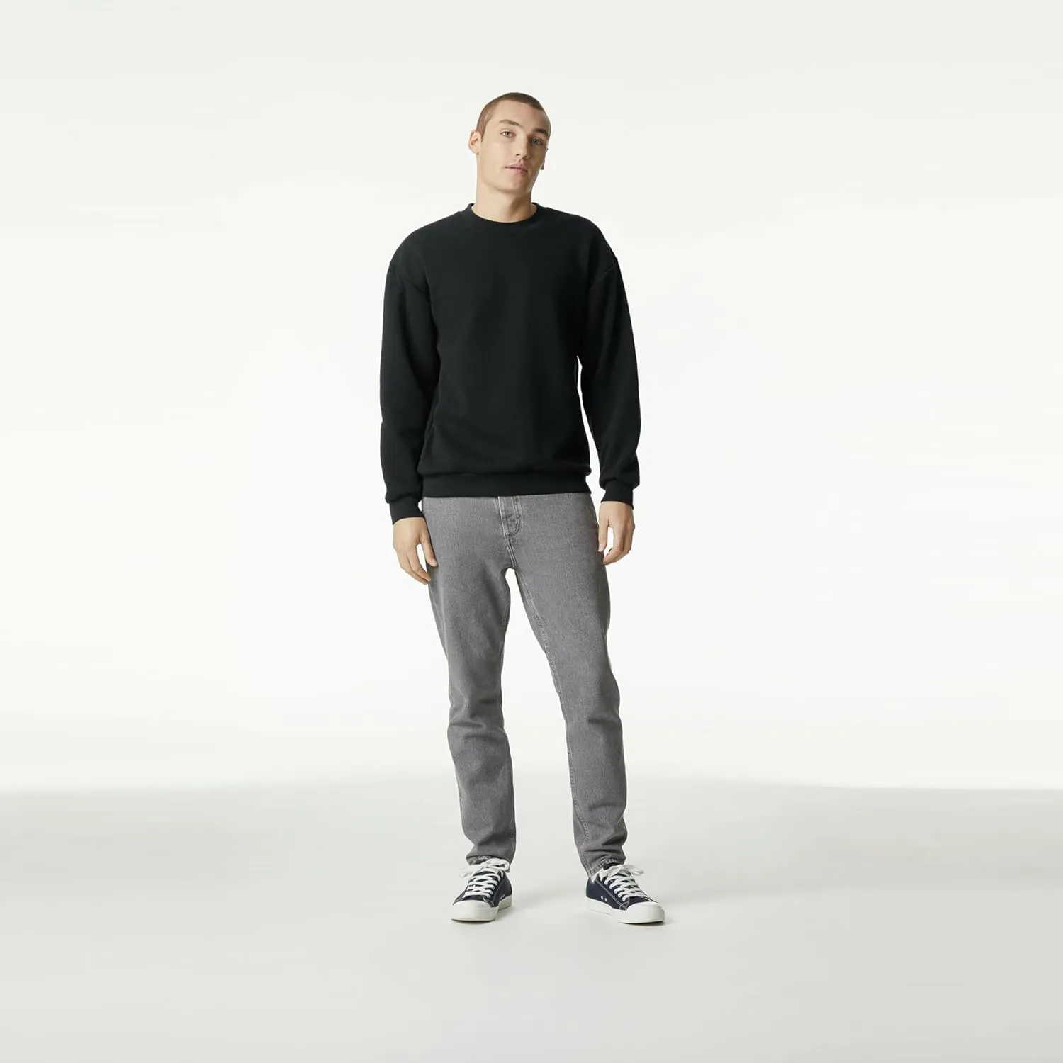 American Apparel Adult ReFlex Fleece Crewneck Sweatshirt, GRF496AA