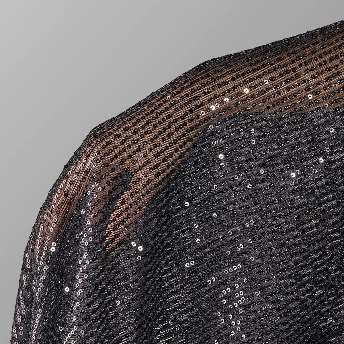 Arjen Kroos Men's Sexy Sparkly Tank Top See-Through Mesh Sequin Disco Vest
