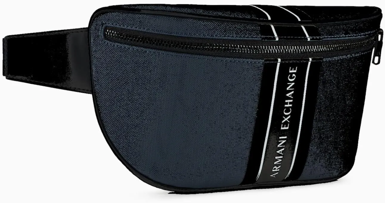 Armani Exchange Men's All Over Logo Waist Bag