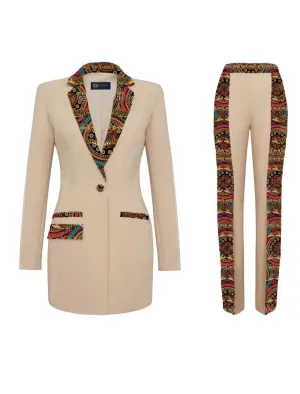 Beige Suit Classic Collection