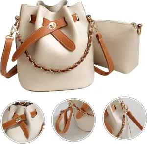 BESPORTBLE Black Hobo Bag Women Crossbody Tote Bag Shoulder Drawstring Bucket Storage