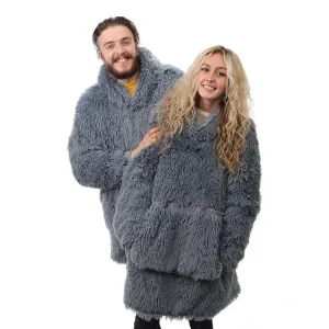 Blanket Hoodie In Yeti Grey