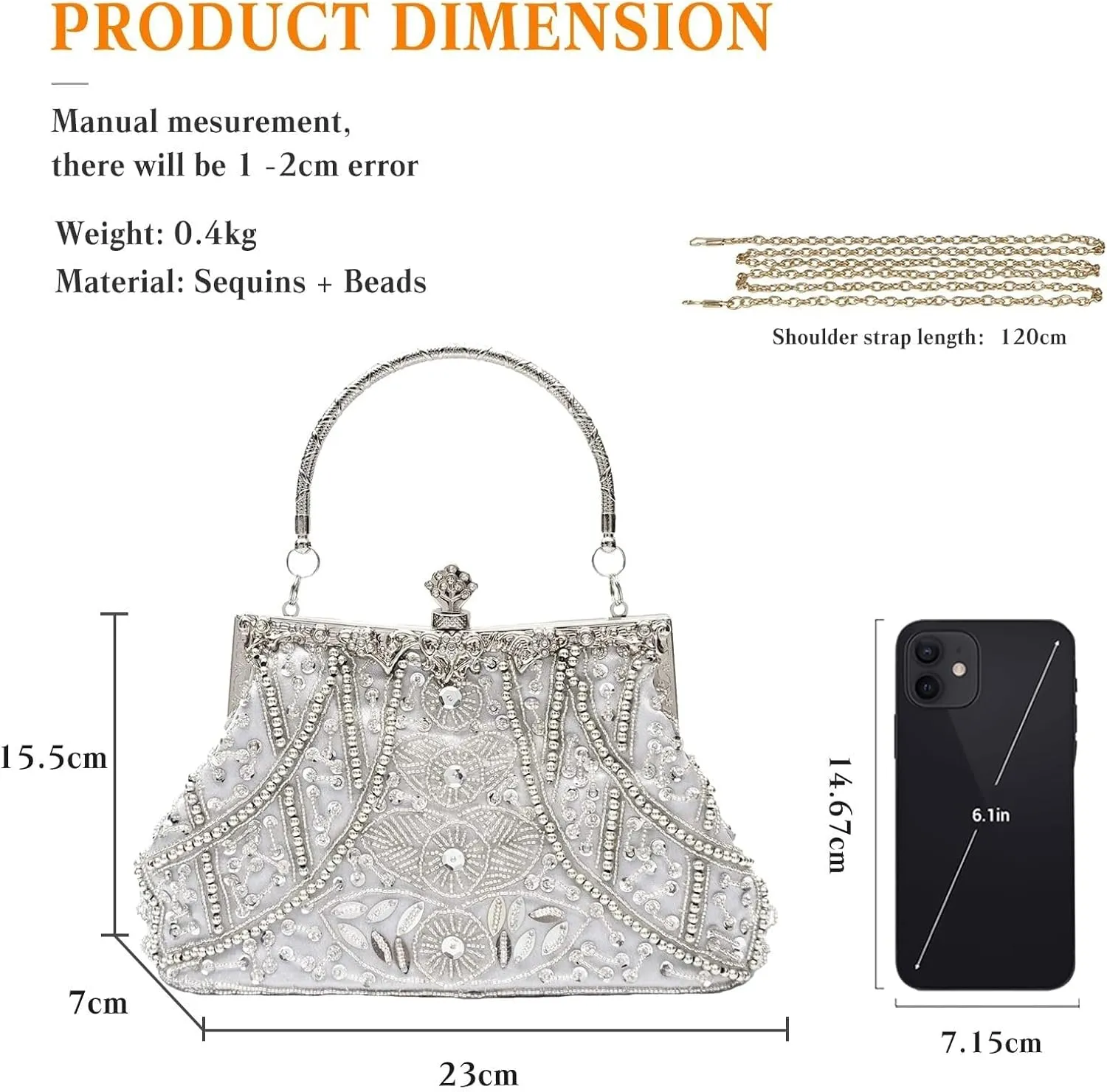 Bridal Wedding Purse Exquisite Handmade Embroidery Shoulder Vintage Beaded Evening for Women Handbag