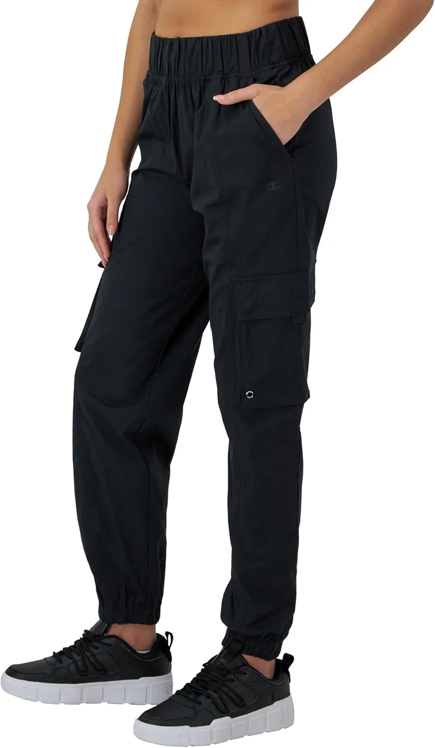 Champion Women's Cargo Pants, Lightweight Pants with Cargo Pockets For Women, Casual Pants, 29