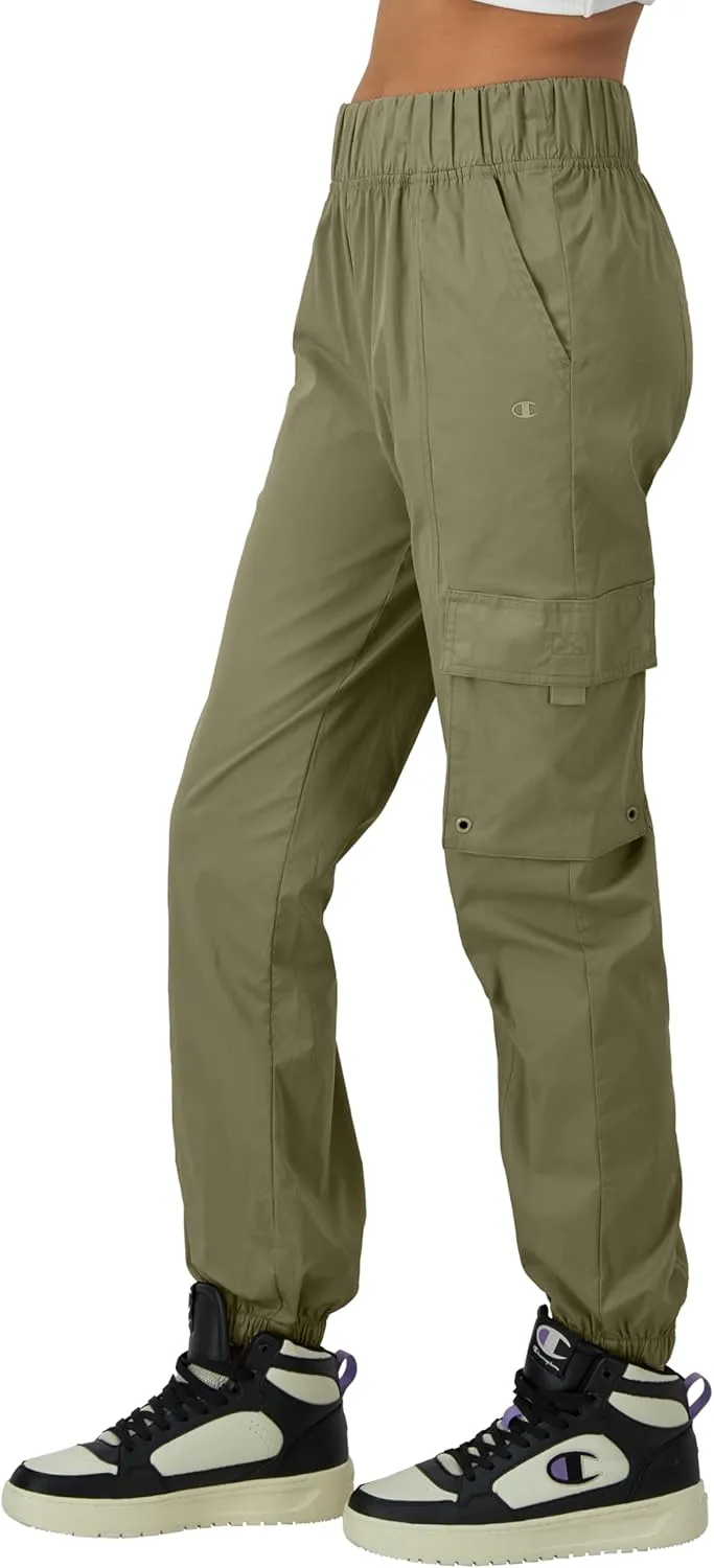 Champion Women's Cargo Pants, Lightweight Pants with Cargo Pockets For Women, Casual Pants, 29