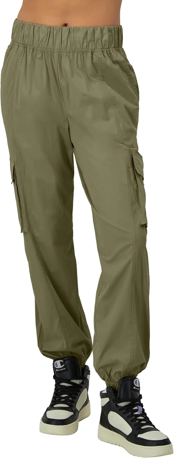 Champion Women's Cargo Pants, Lightweight Pants with Cargo Pockets For Women, Casual Pants, 29