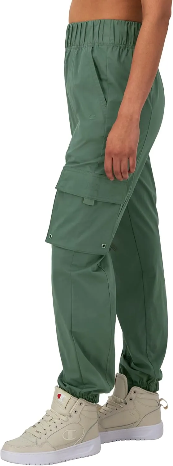 Champion Women's Cargo Pants, Lightweight Pants with Cargo Pockets For Women, Casual Pants, 29
