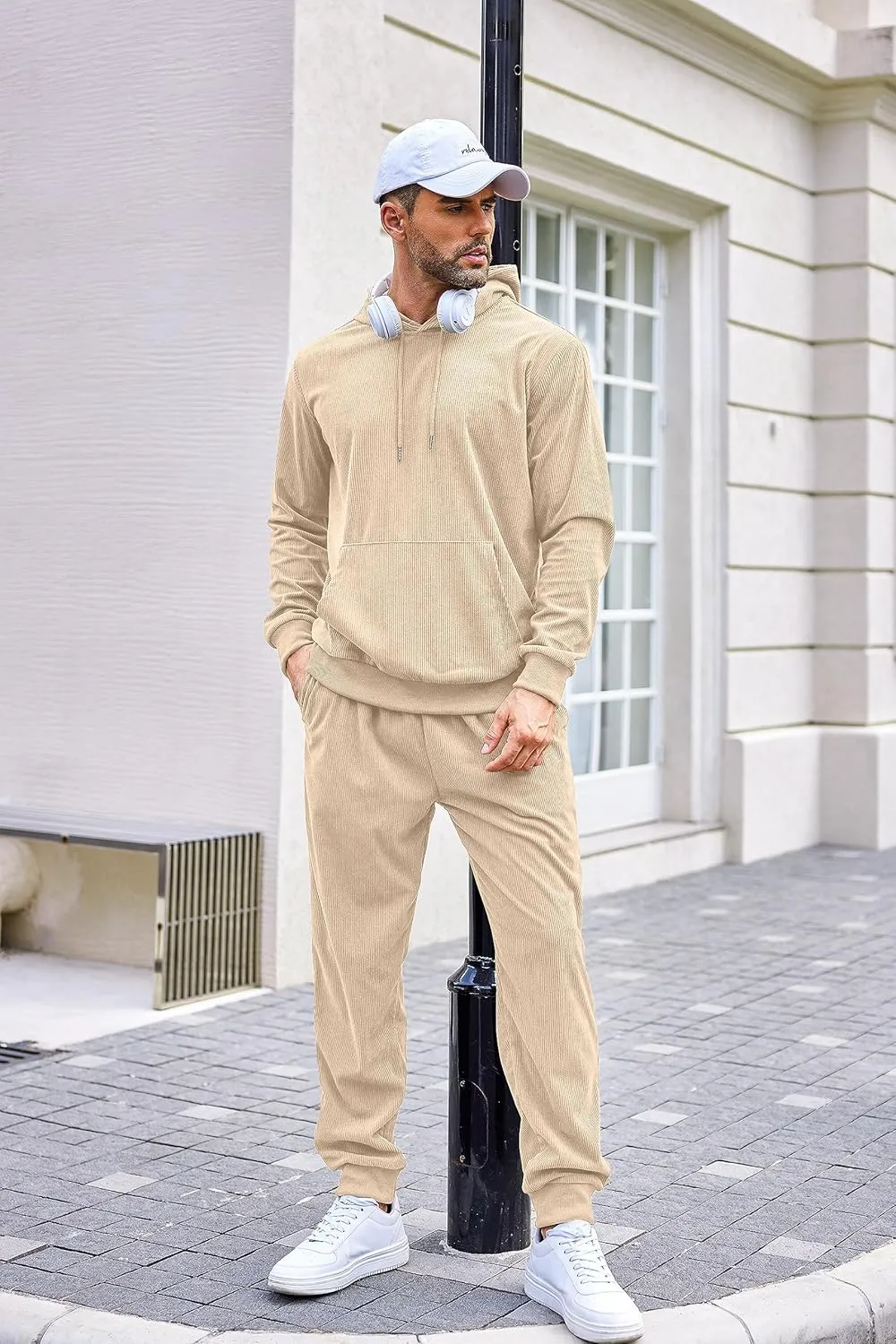 COOFANDY Men's Tracksuit 2 Piece Set Hoodie Sweatsuits Athletic Jogging Suits Casual Sports Outfits