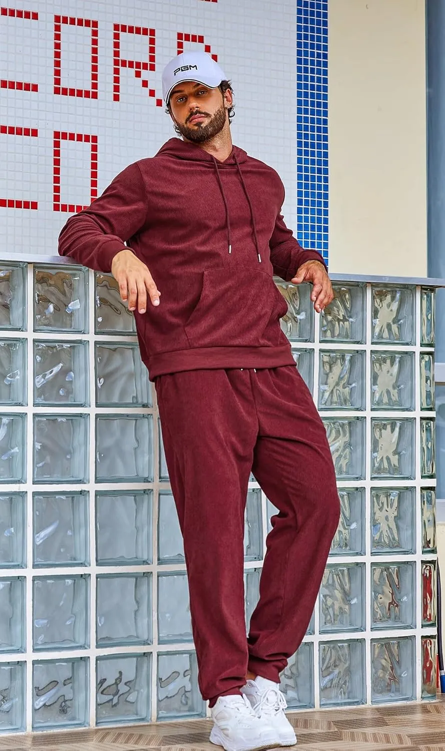 COOFANDY Men's Tracksuit 2 Piece Set Hoodie Sweatsuits Athletic Jogging Suits Casual Sports Outfits