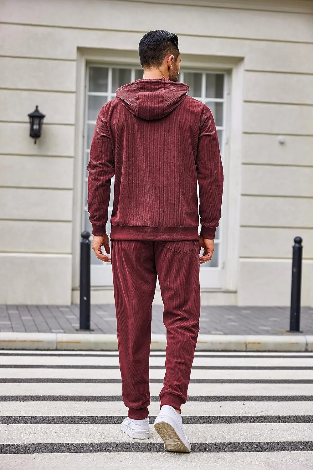 COOFANDY Men's Tracksuit 2 Piece Set Hoodie Sweatsuits Athletic Jogging Suits Casual Sports Outfits
