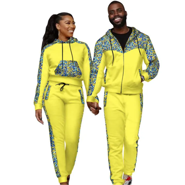 Couple track suits