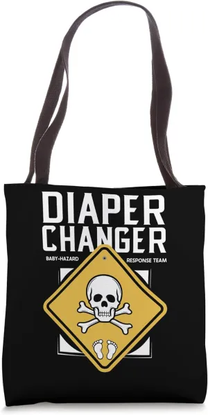 Diaper Changer - Hazardous Duty Design Tote Bag