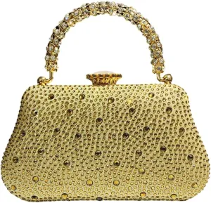 Elegant Evening Bag Party Banquets Wedding Clutch Lady Purse for Girl Women Sparkling Rhinestone Bag