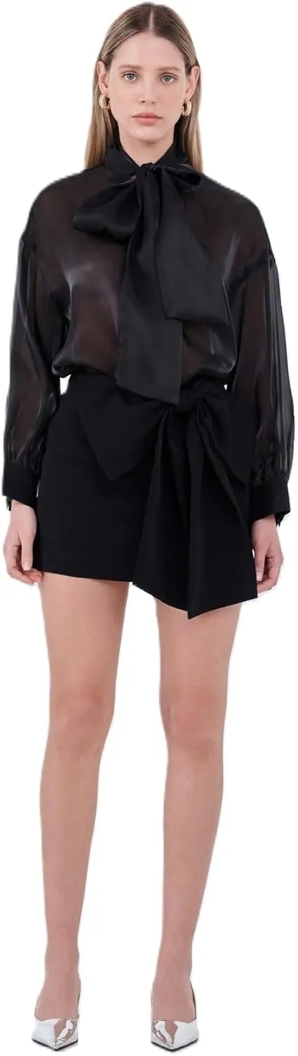 endless rose Women's Bow Mini Skort