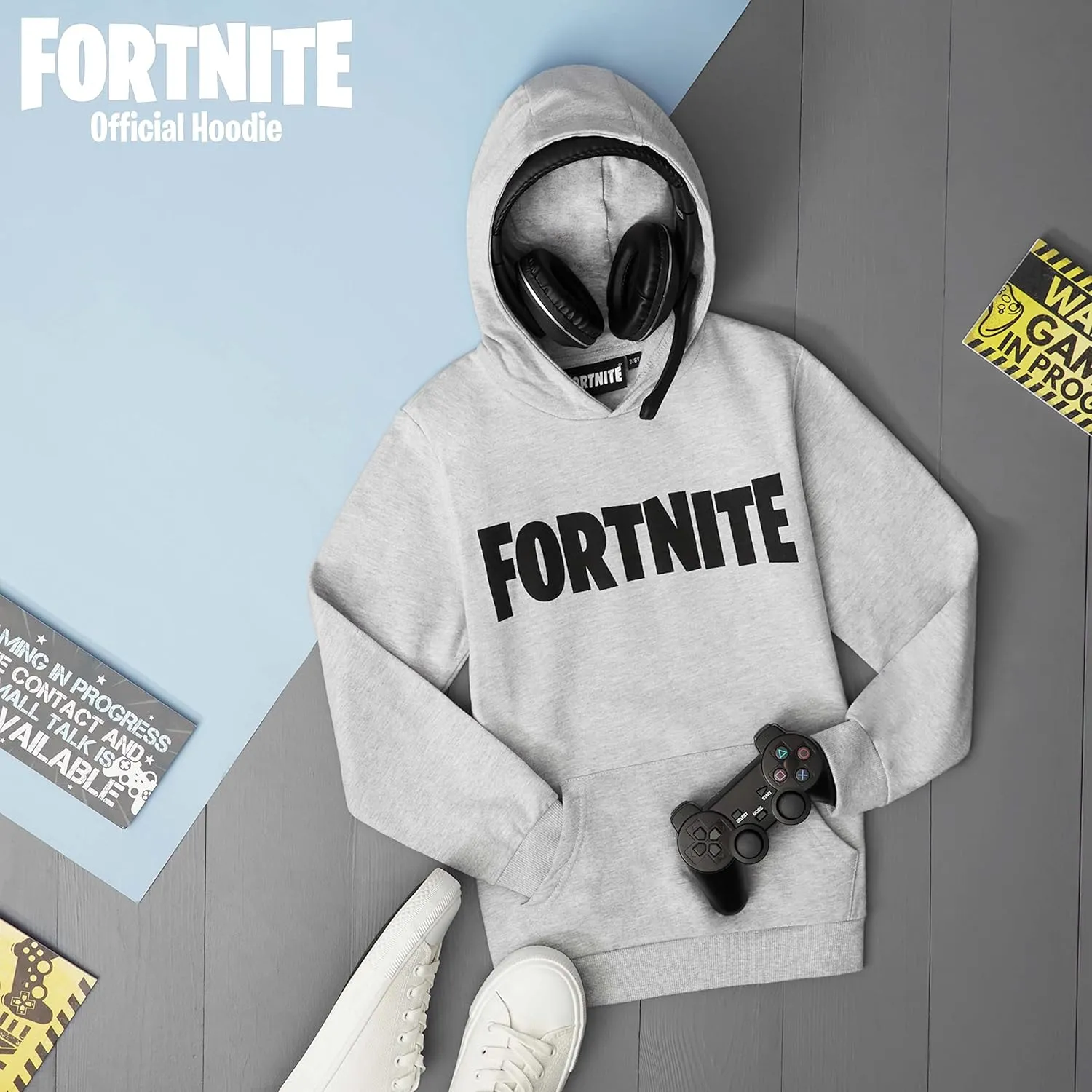 FORTNITE Hoodie For Boys, Kids Gaming Hooded Sweater, Official Gifts For Boys