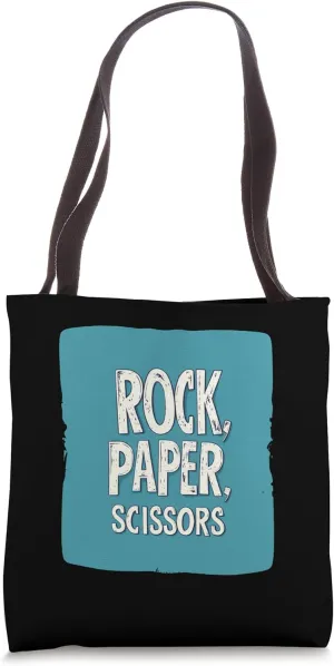 Funny Rock, Paper, Scissors Game Costume Tote Bag