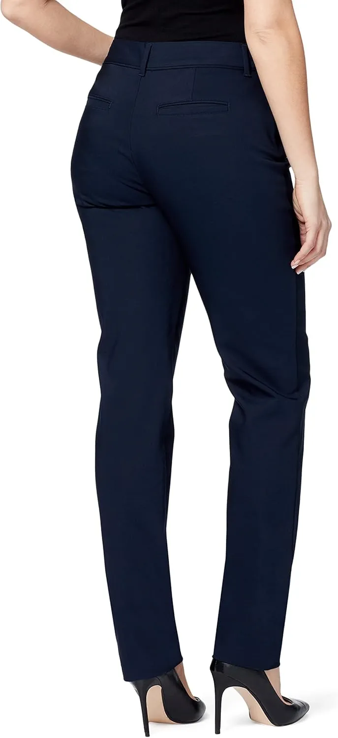 Gloria Vanderbilt Women's Haven Straight Trouser Pant