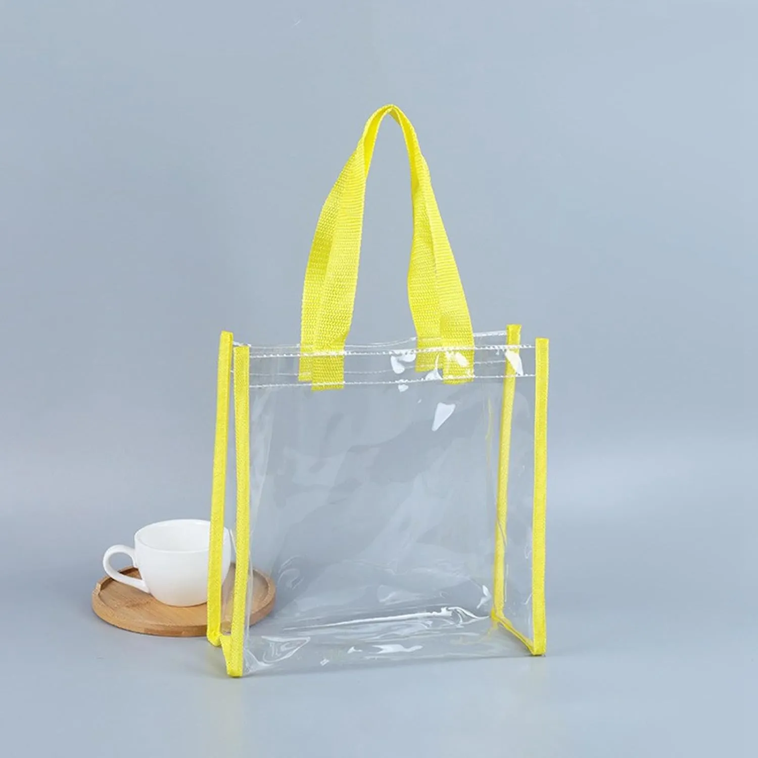 Handbags for Women Clear Beach Tote Bag Reusable See Through Hobo Clutch for Travel Pool Gym Picnic Swimming Vacation Holiday