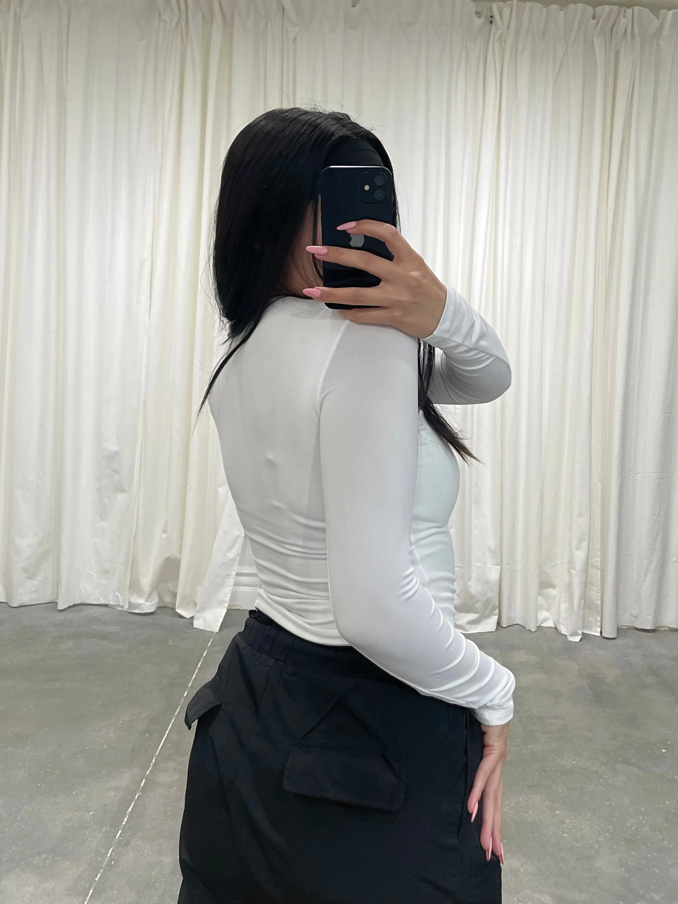 harlow long sleeve (WHITE)