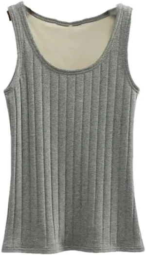 Hgvcfcv Women Thermal Slim Vest Camisole Lightweight Sweater Camis Airy Comfy Tank Tops Cami Undershirt