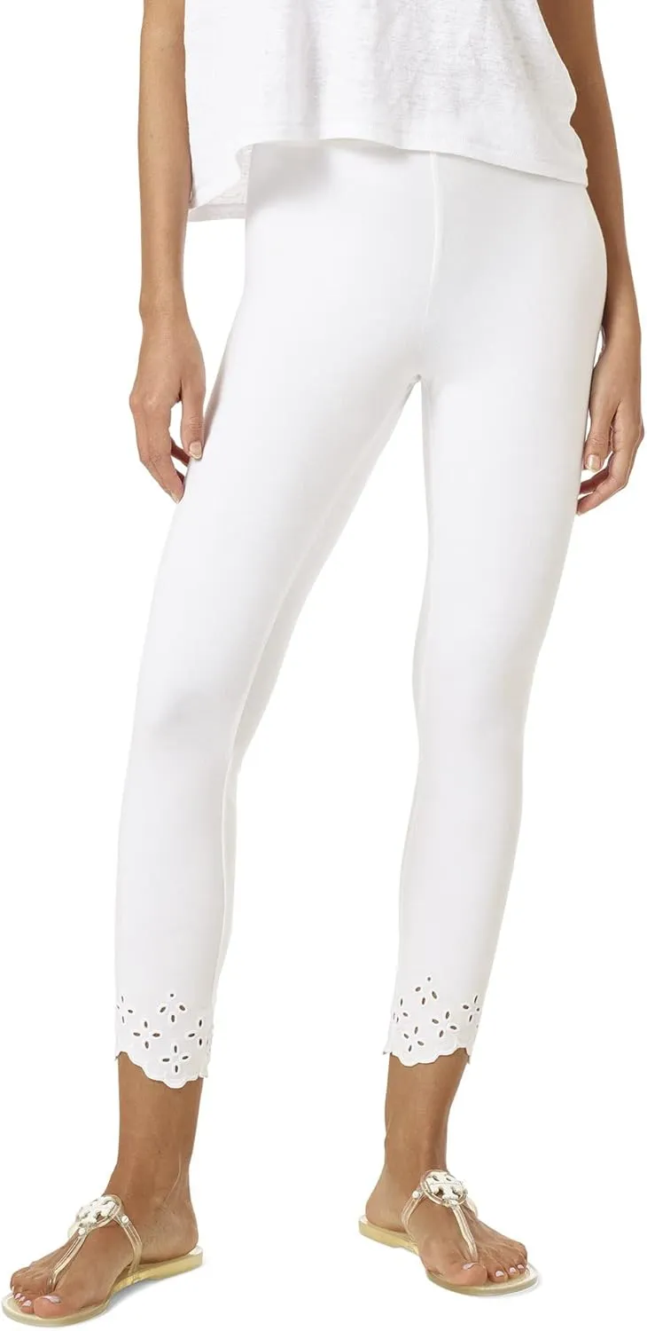 HUE Womens Fashion Cotton Capri Leggings
