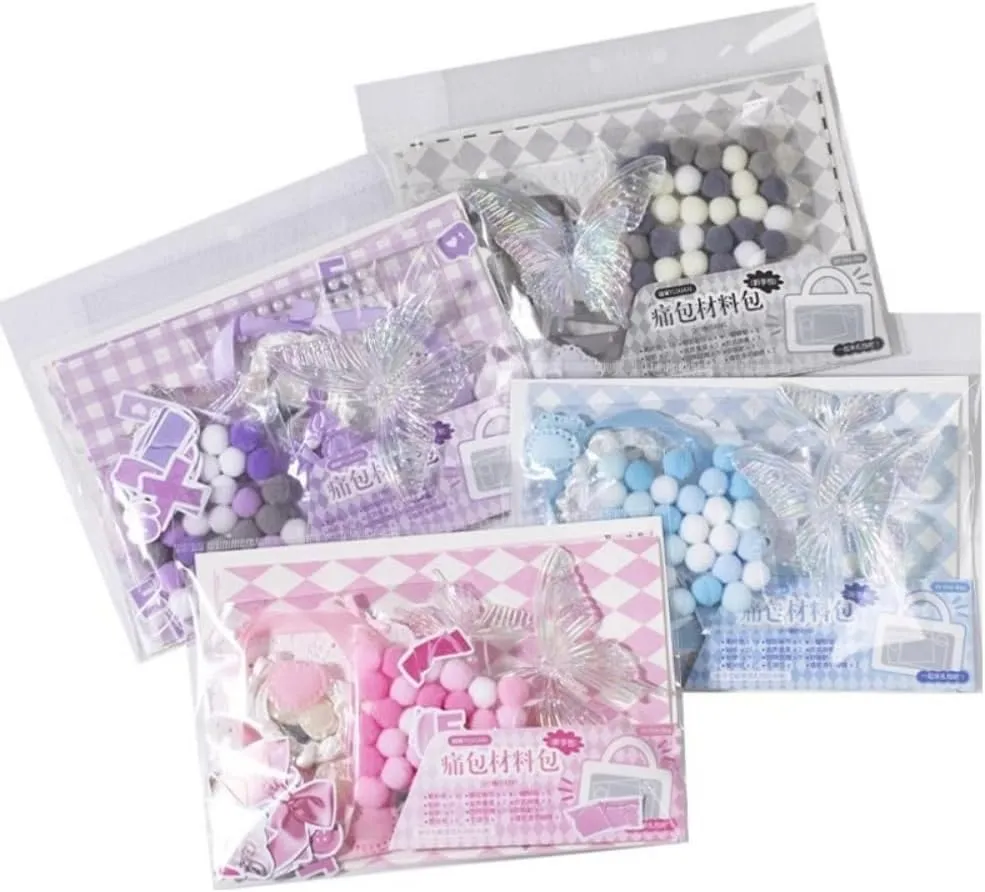 Ita Bag Accessories DIY Accessories Ita Bag Decoration Pins Ita Bag Background Filler Metal Butterfly (Brown Trail)