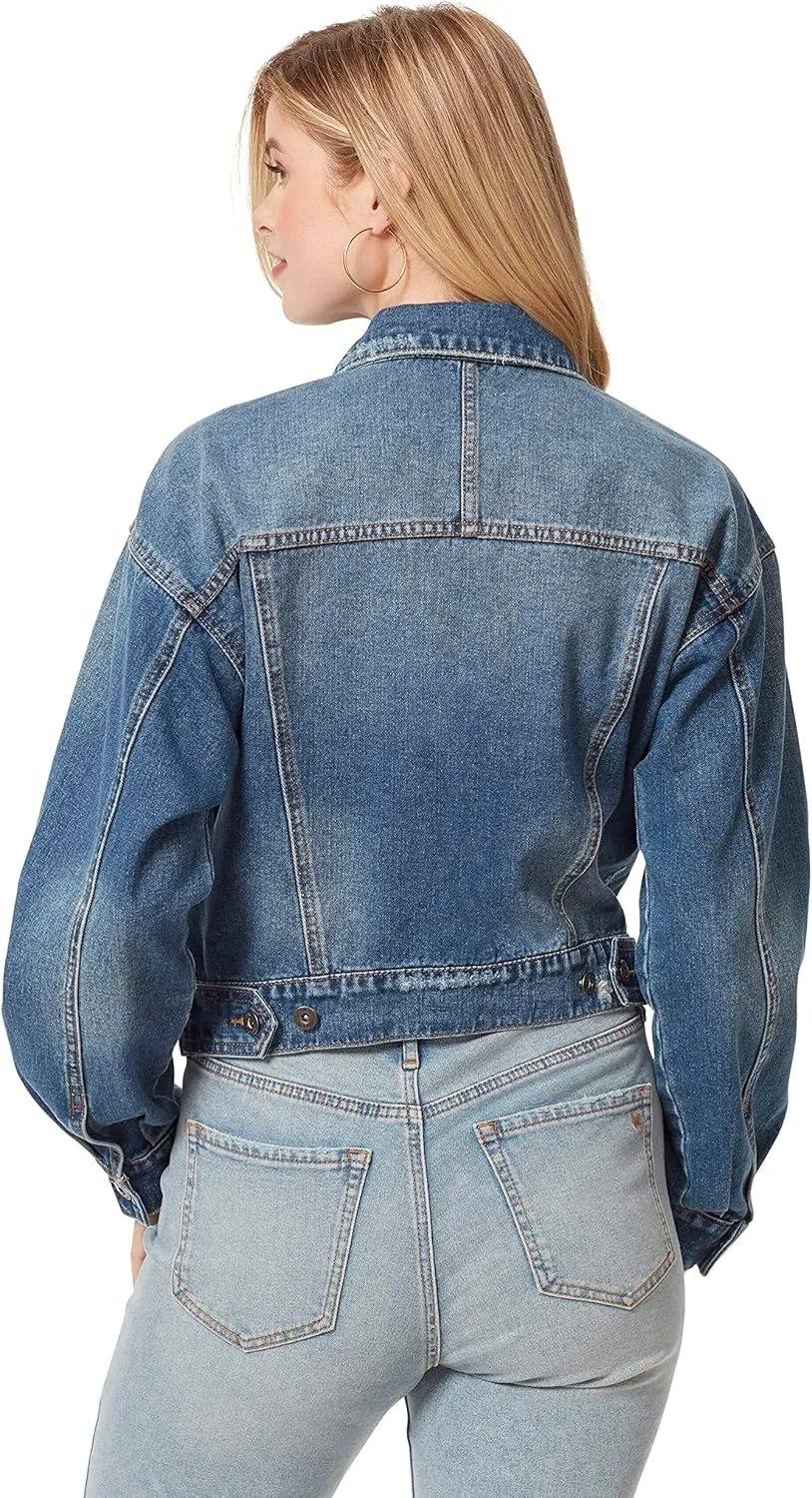 Jessica Simpson Women's Austin Drop Shoulder Denim Jacket