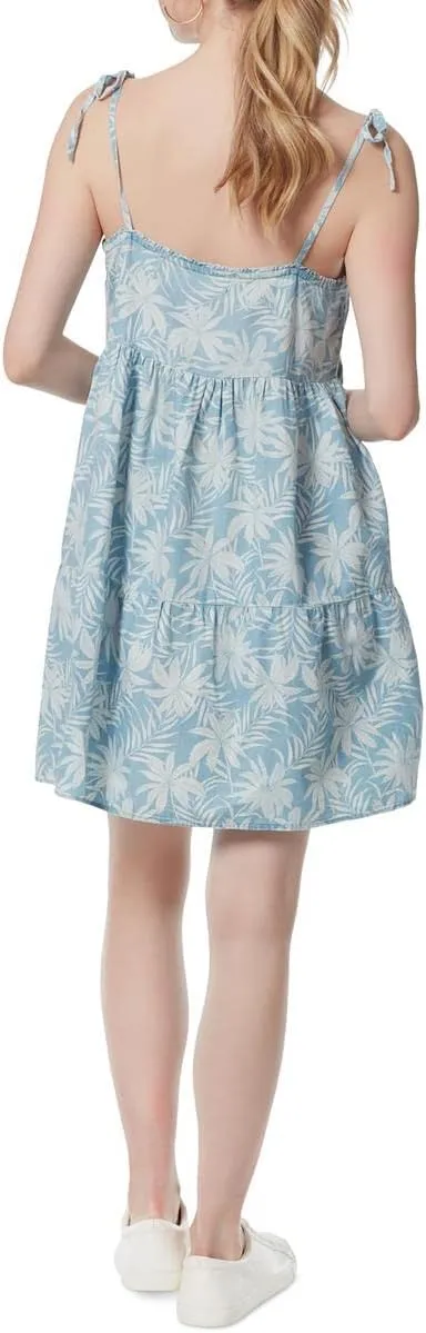 Jessica Simpson Womens Tamaryn Printed Tiered Sundress