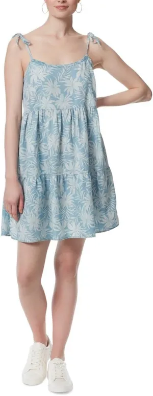 Jessica Simpson Womens Tamaryn Printed Tiered Sundress