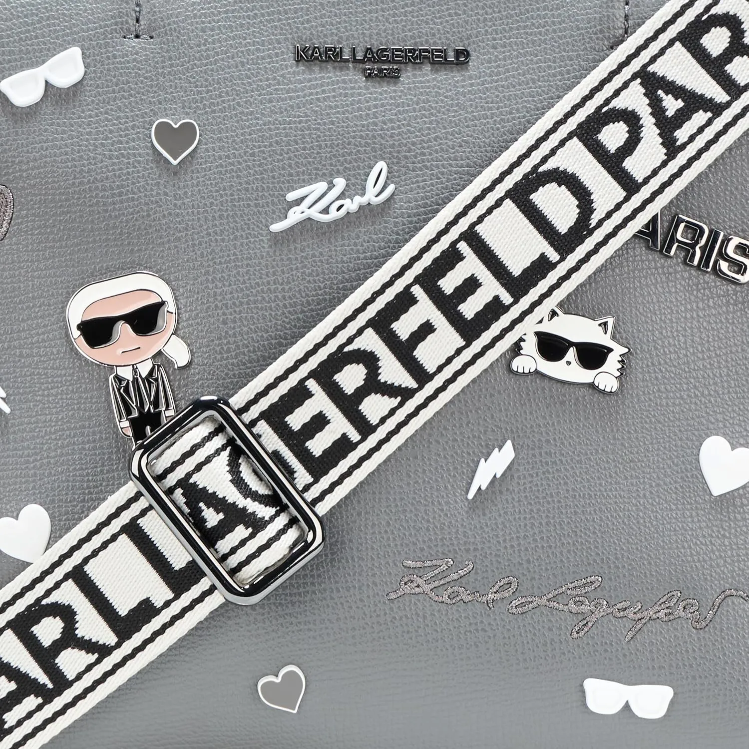 KARL LAGERFELD Paris Women's Maybelle Pin Satchel