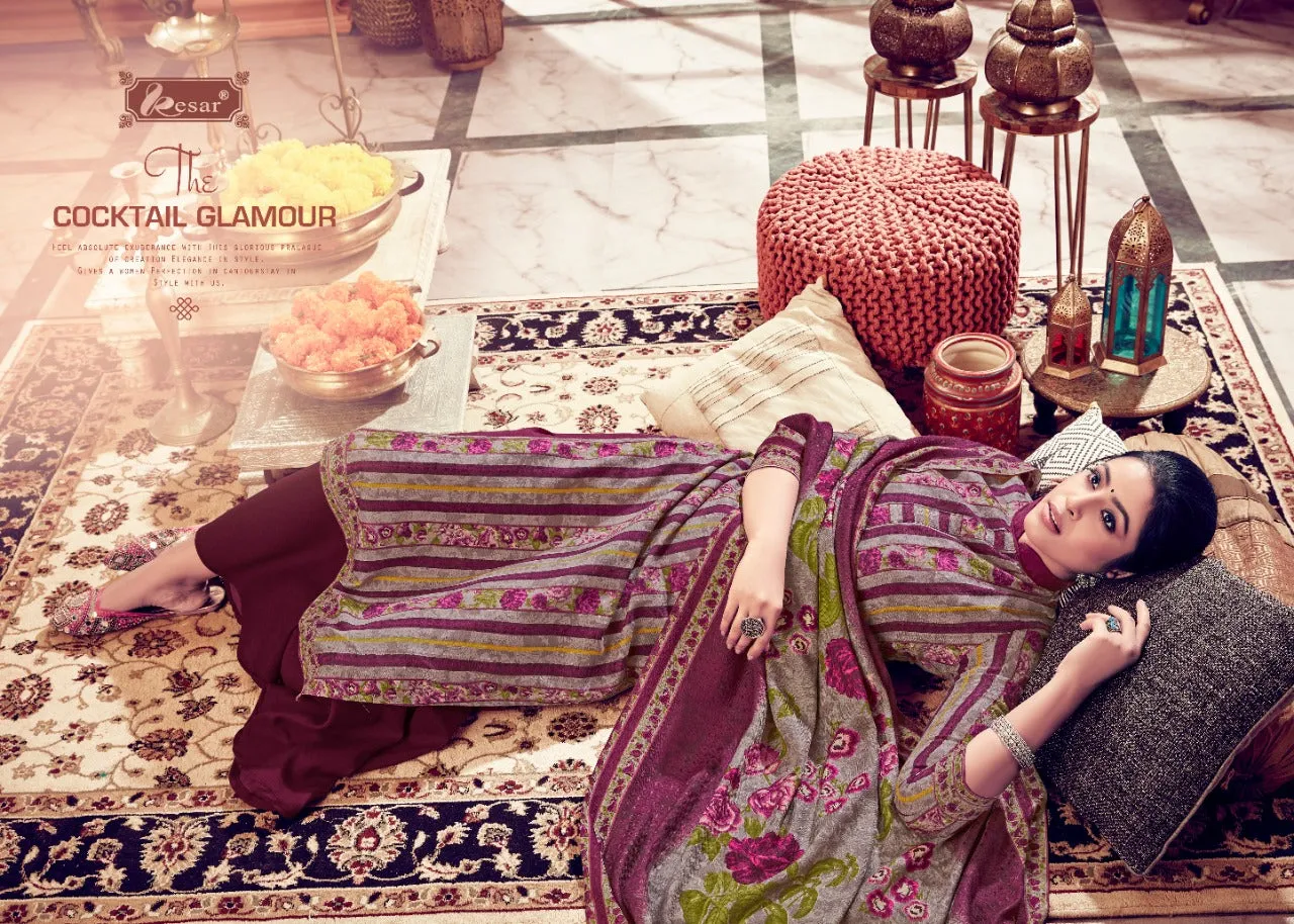 Kesar Presents Emli Pure Pashmina Printed Fancy Designer Salwar Kameez