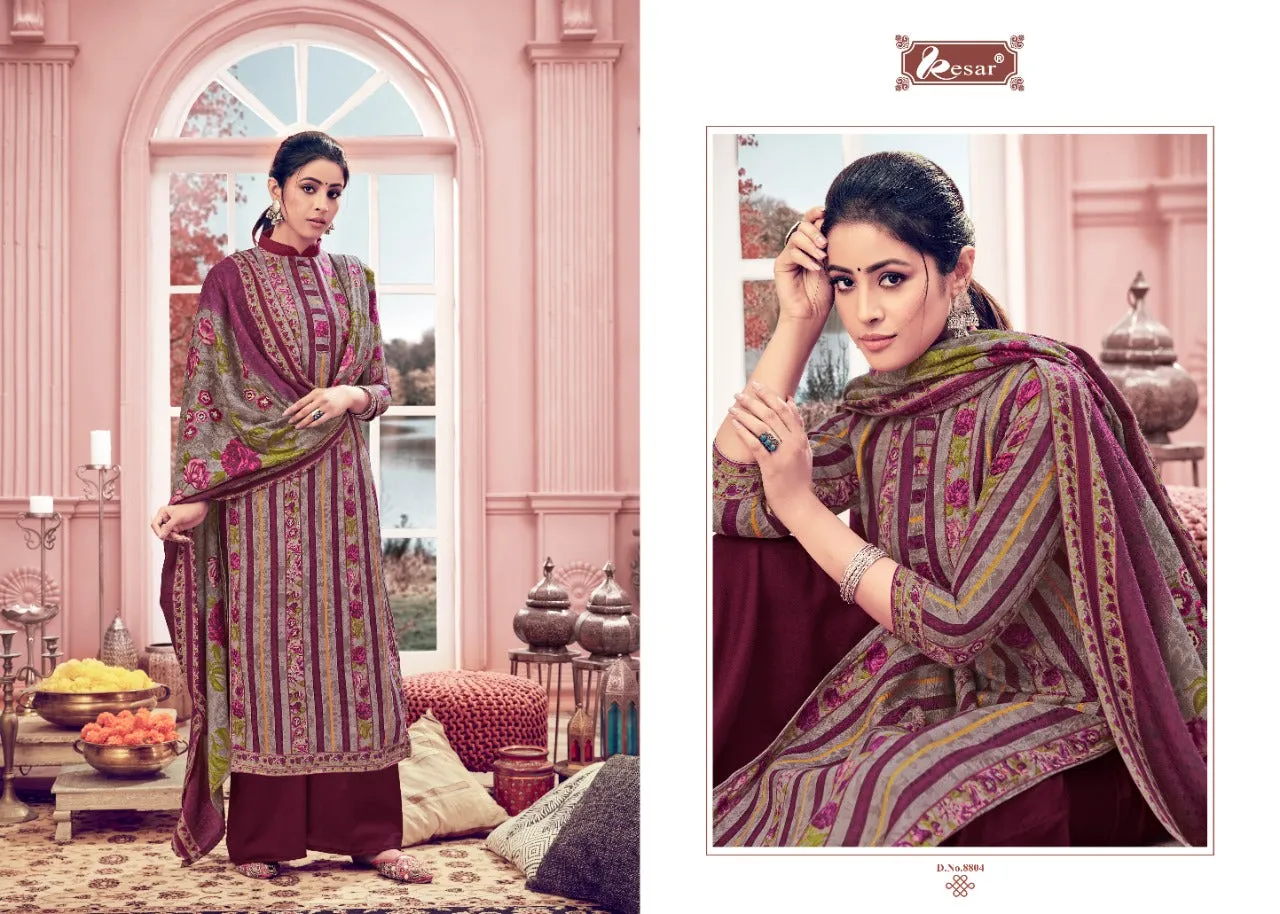 Kesar Presents Emli Pure Pashmina Printed Fancy Designer Salwar Kameez