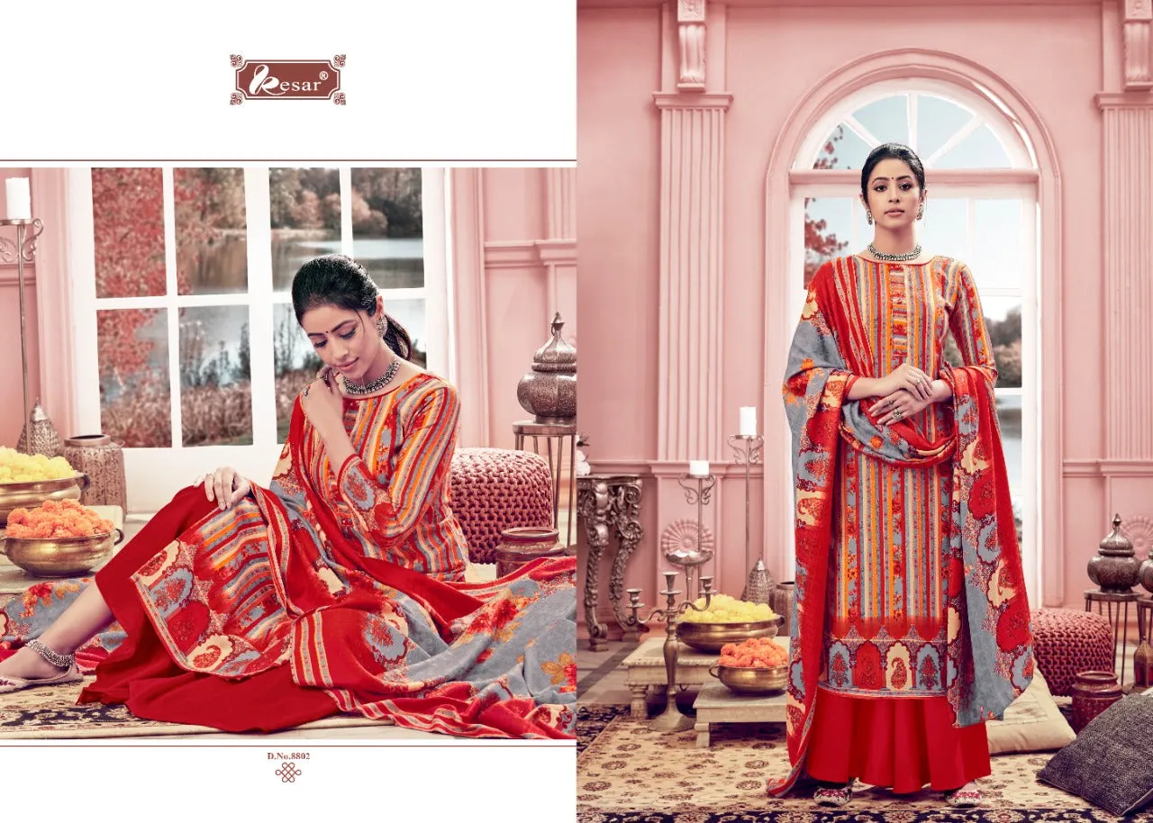 Kesar Presents Emli Pure Pashmina Printed Fancy Designer Salwar Kameez
