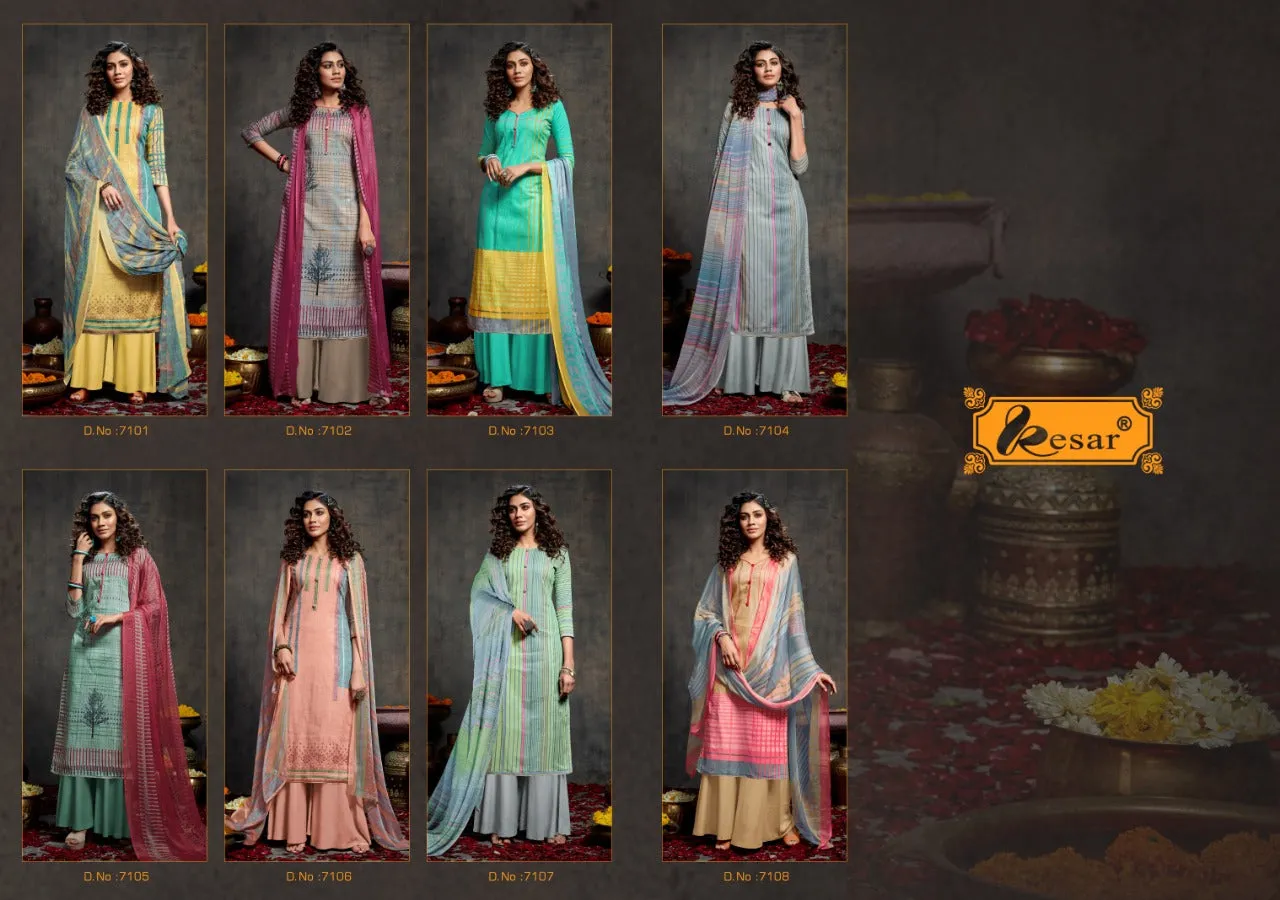 Kesar Presents Paris Collection Pashmina Printed Fancy Designer Salwar Kameez