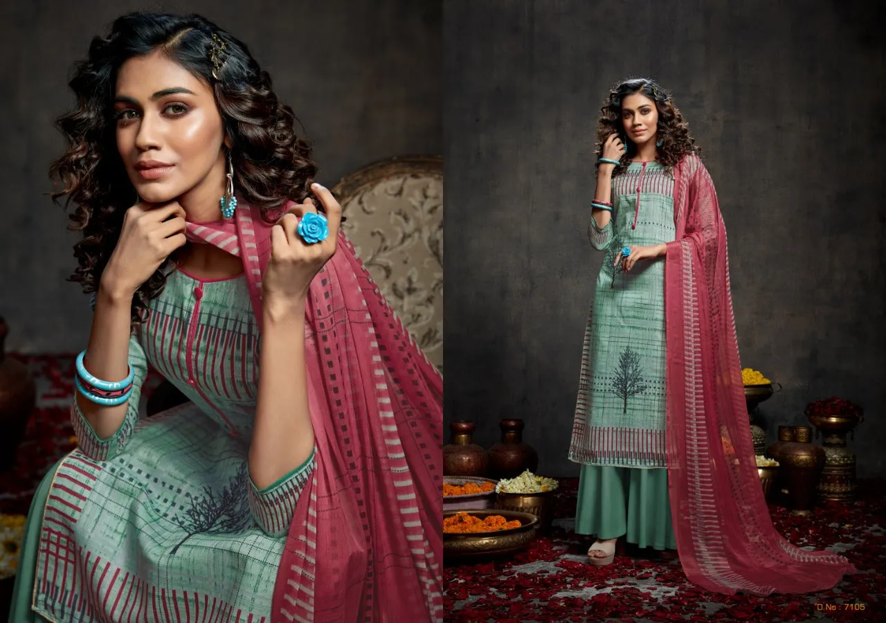 Kesar Presents Paris Collection Pashmina Printed Fancy Designer Salwar Kameez