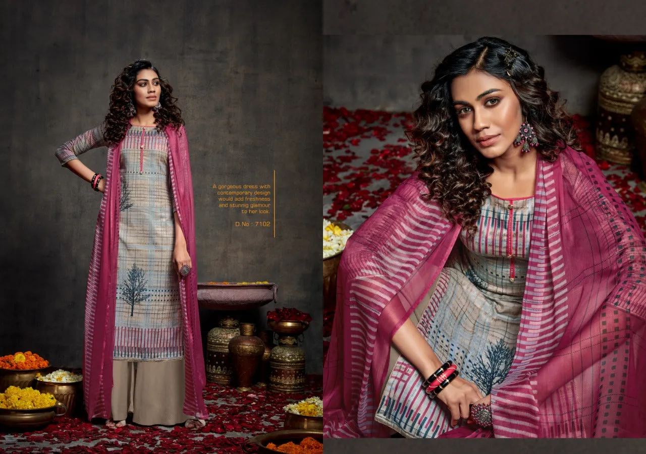 Kesar Presents Paris Collection Pashmina Printed Fancy Designer Salwar Kameez