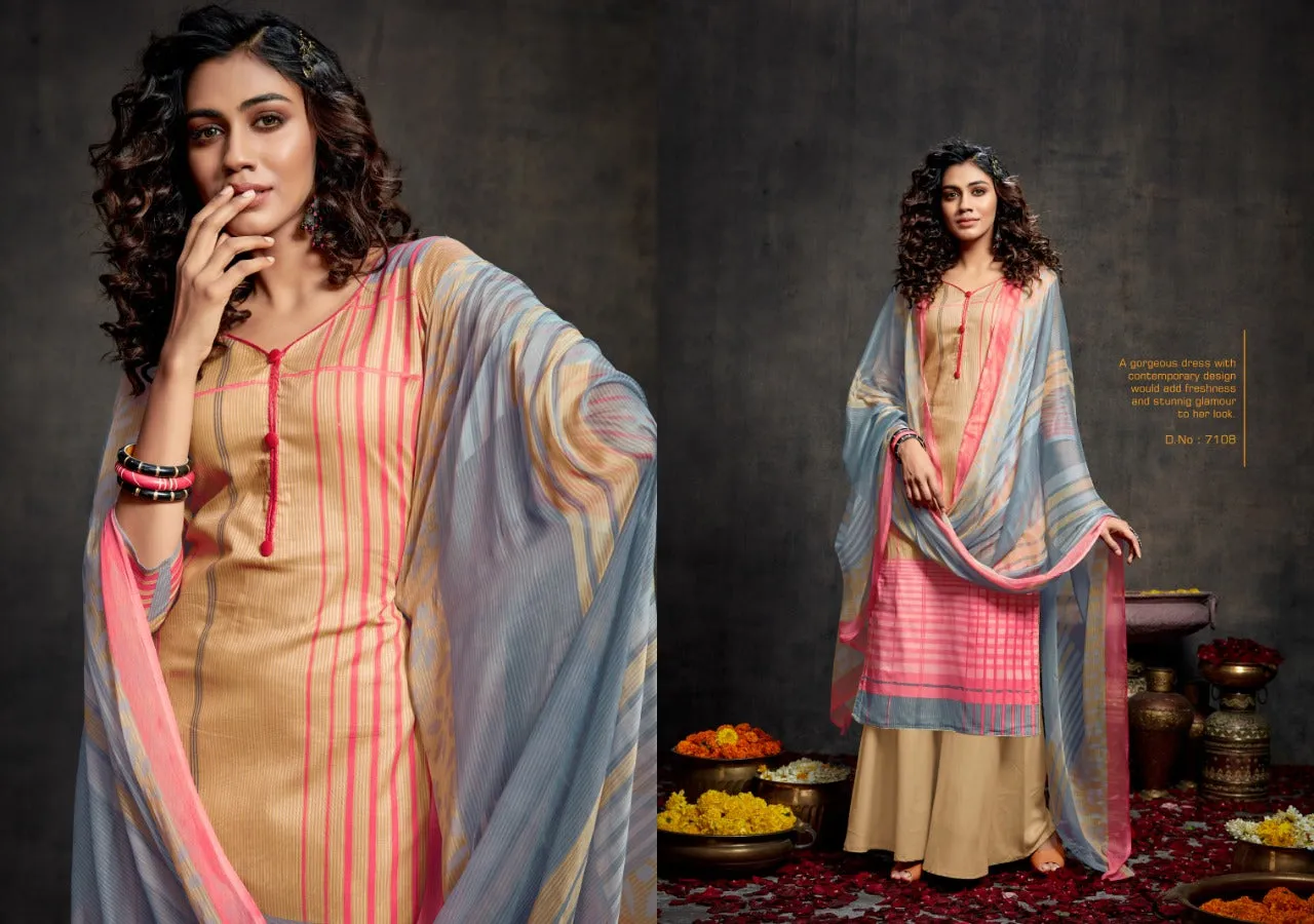 Kesar Presents Paris Collection Pashmina Printed Fancy Designer Salwar Kameez
