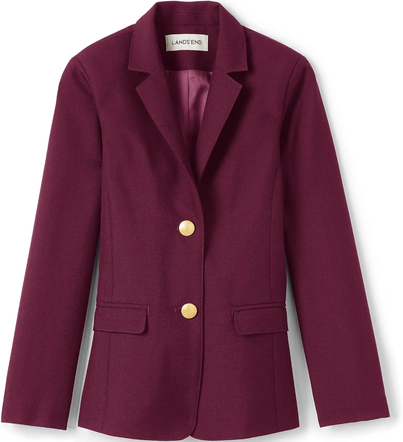 Lands' End School Uniform Girls Hopsack Blazer