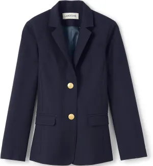 Lands' End School Uniform Girls Hopsack Blazer