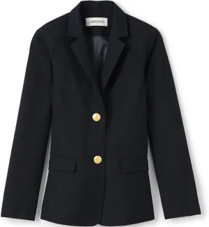 Lands' End School Uniform Girls Hopsack Blazer
