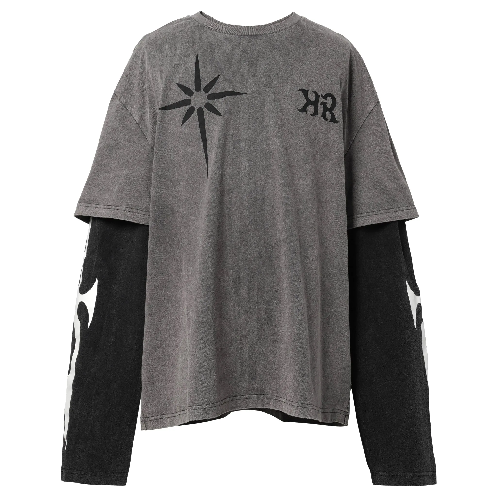 LAYERED LONG SLEEVE / BLACK