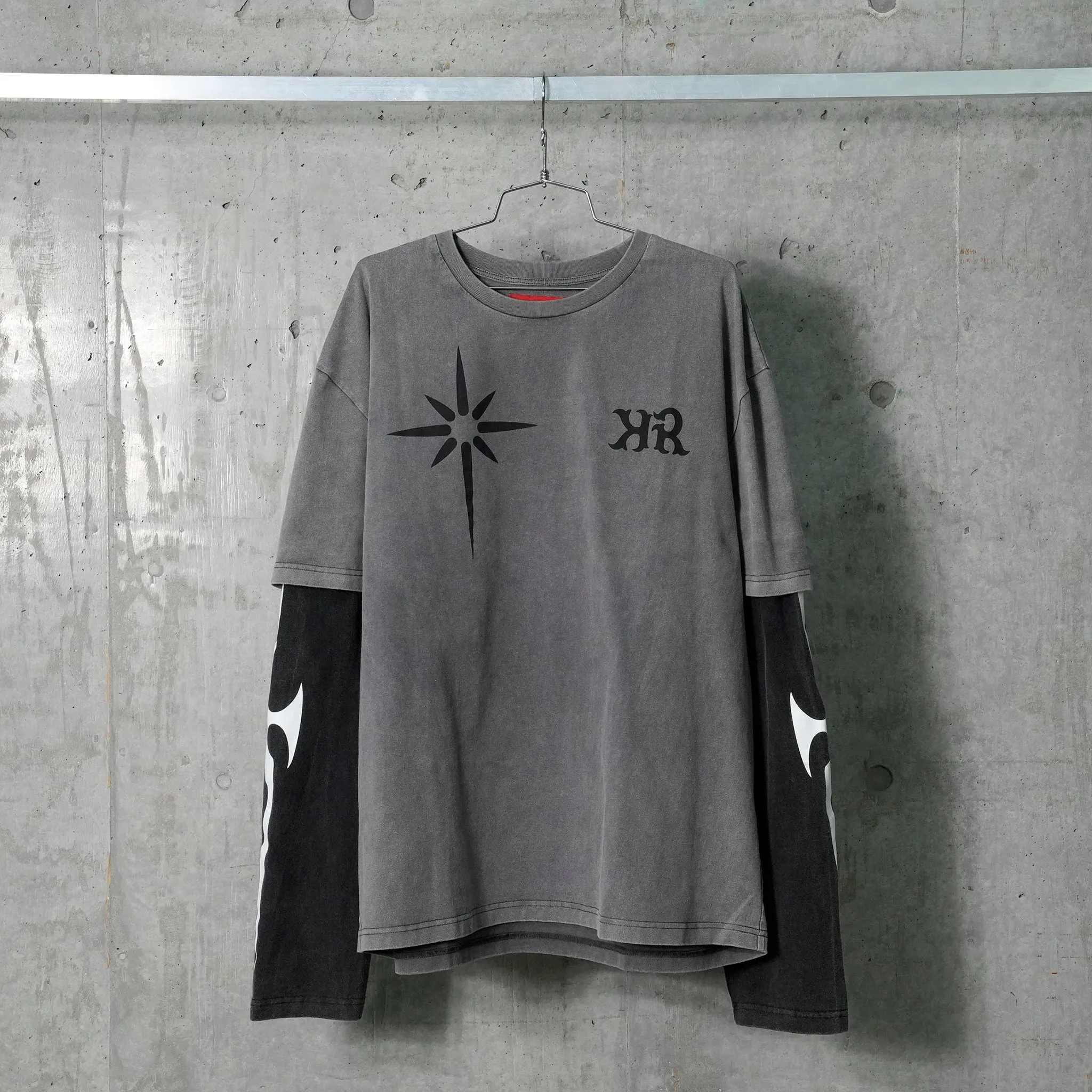 LAYERED LONG SLEEVE / BLACK