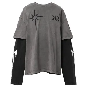 LAYERED LONG SLEEVE / BLACK