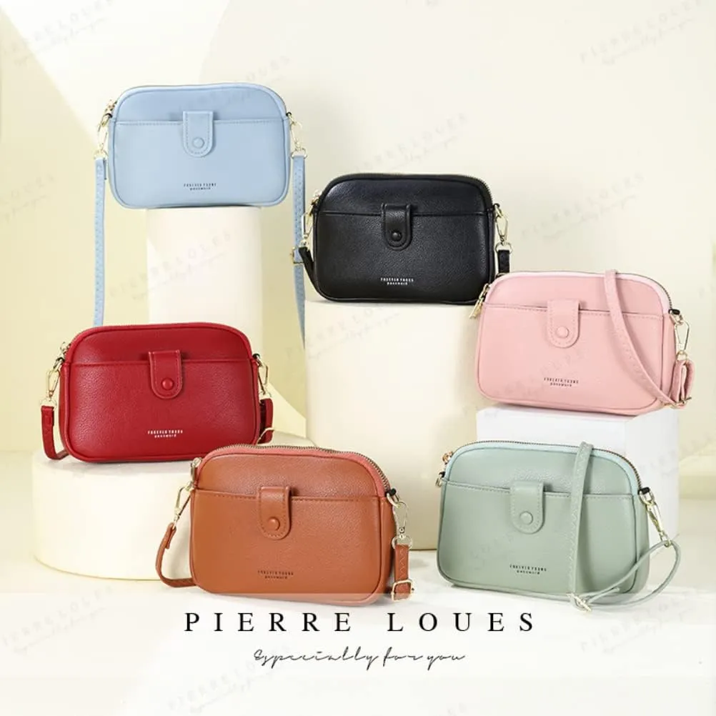 Leather Crossbody for Women Small Size Handbag Mobile Pone Pouch Casual Purse