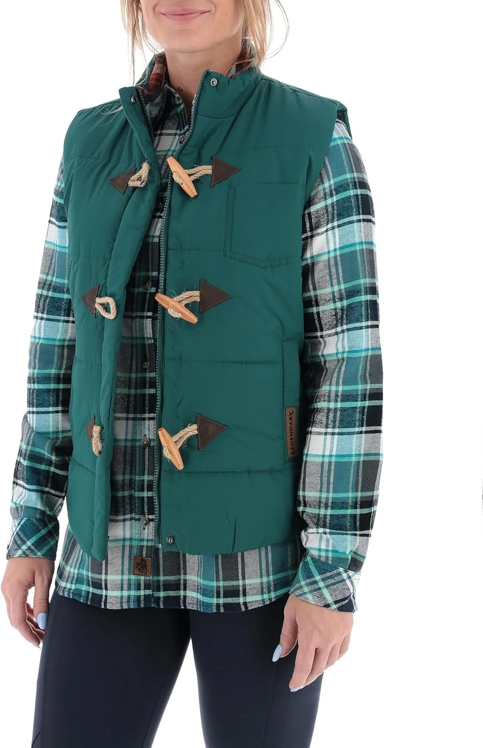 Legendary Whitetails Women's Quilted Toggle Puffer Vest