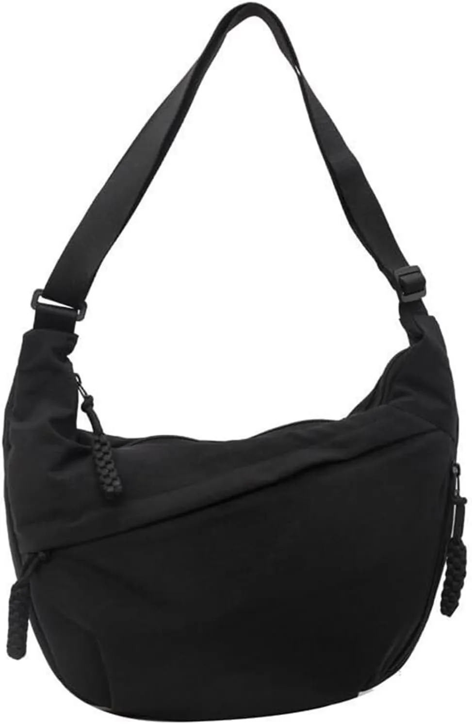 Limorence Crossbody Bag, Limorence Women's Fashion Plain Color Nylon Crossbody Hobo Bag