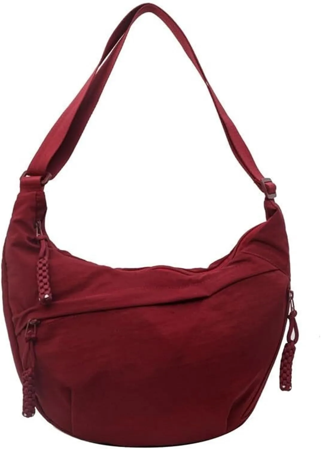 Limorence Crossbody Bag, Limorence Women's Fashion Plain Color Nylon Crossbody Hobo Bag